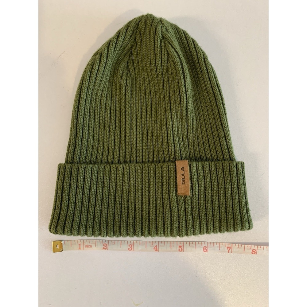 Bula‎ Beanie Green Wool Hat Made In Canada